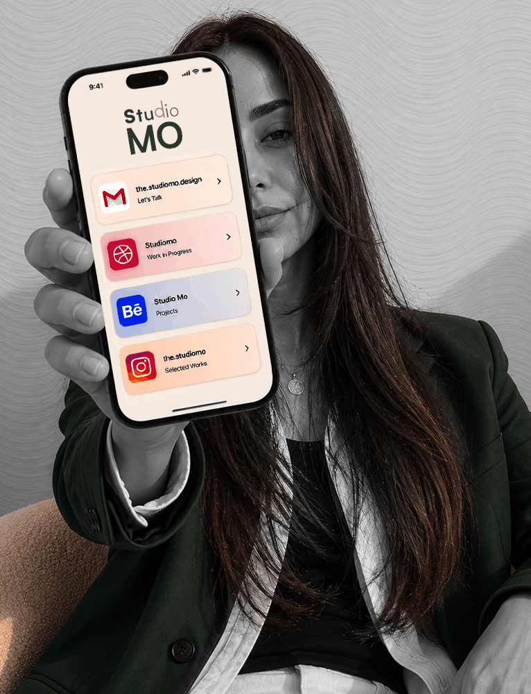 Studio Mo branded packaging